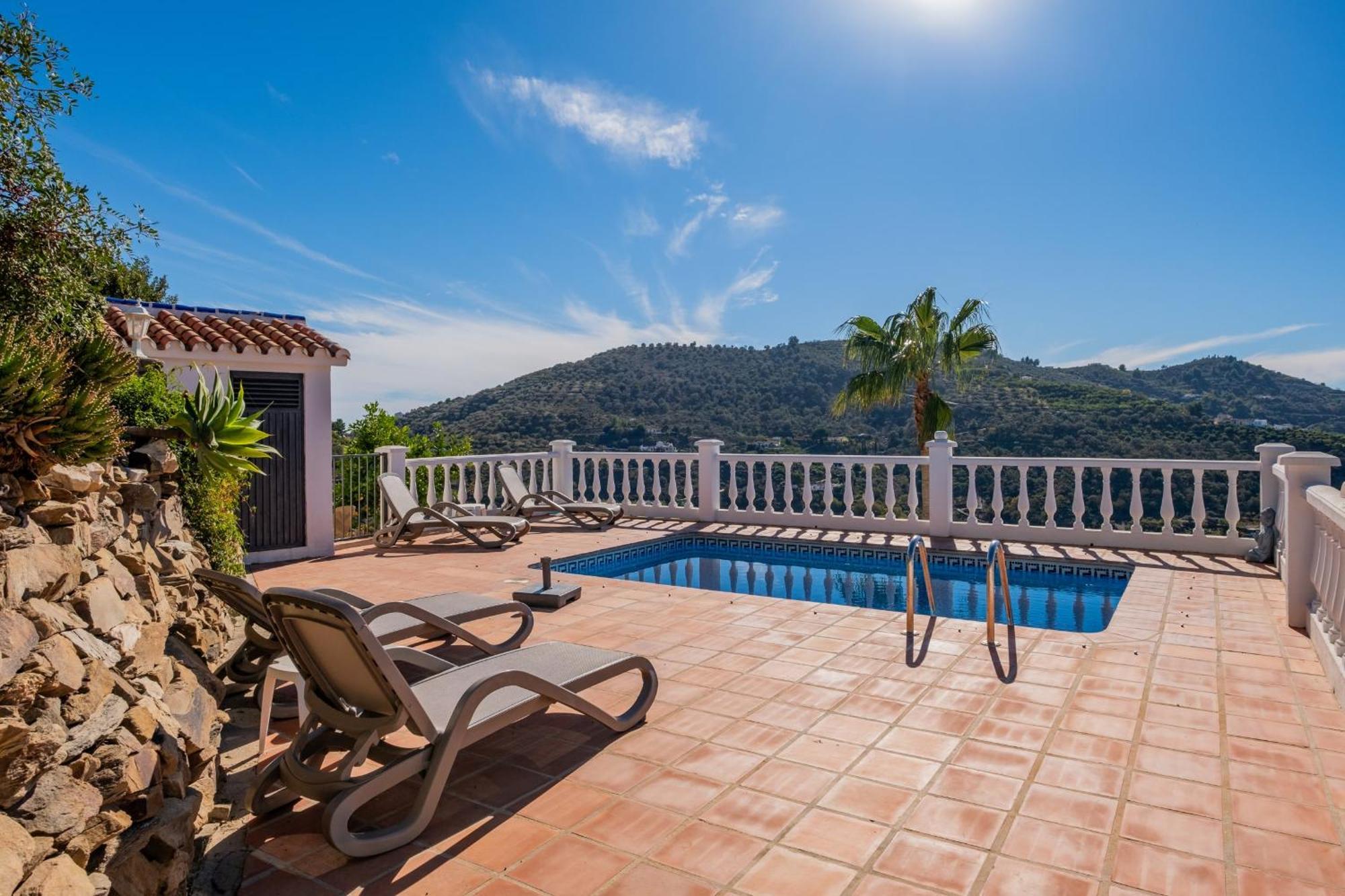 Casa La Siesta Villa With Magical View Own Pool Málaga Exterior foto
